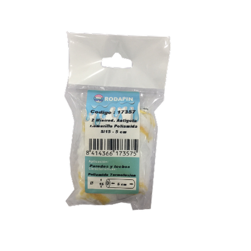 [RODA-29] Minirodillo Antigota Raya Amarilla D/17 5 cm  Ref: 17357