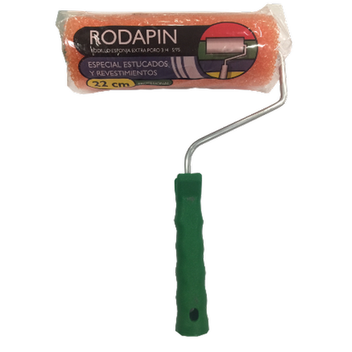 [RODA-16] Rodillo esponja extra poro 3  D/75 22 cm   Ref: 15422
