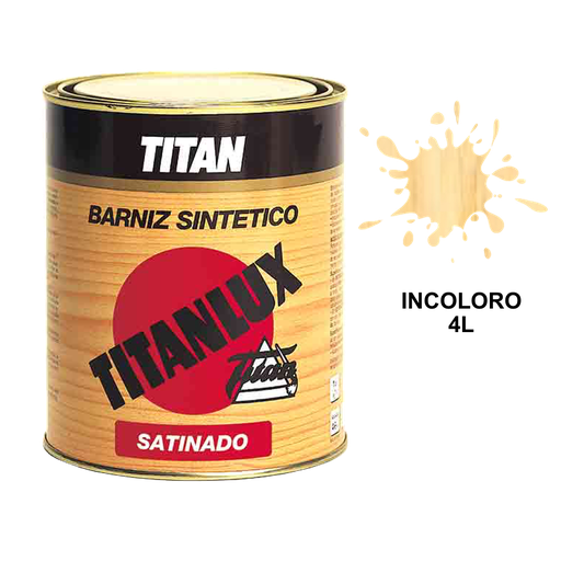 [TITAN-266] Titanlux Barniz  Sintético Satinado Incoloro 035 4 L