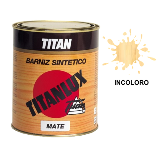 [TITAN-P270] Titanlux Barniz Sintético Mate Incoloro 036 375 ml