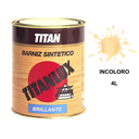 Titanlux Barniz Sintético Brillante Incoloro 4 L 
