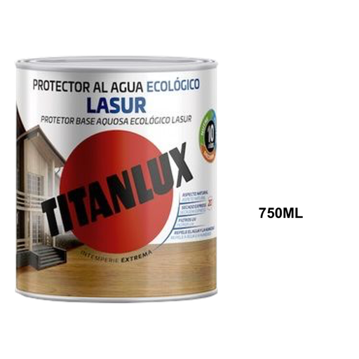 [TITAN-P808] Titanlux Lasur Eco Satinado Al Agua 750 ml
