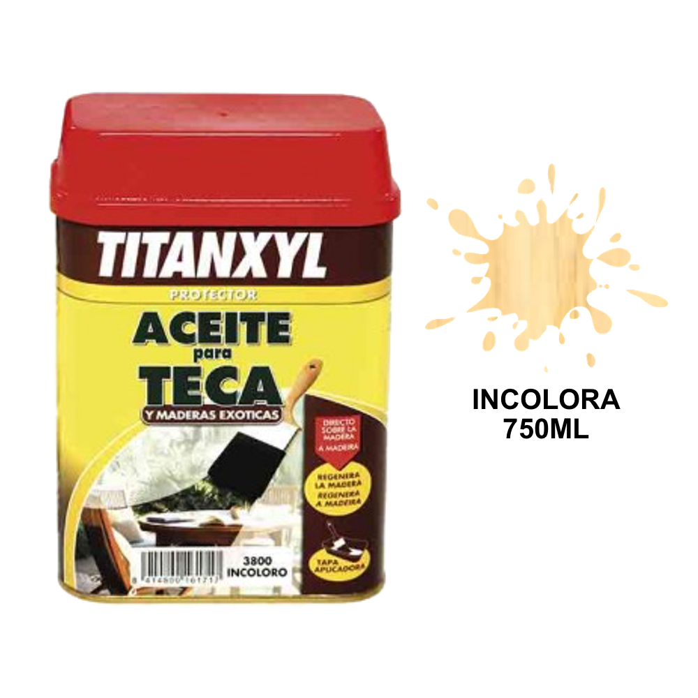 Titanlxyl Aceite P/ Teca Incoloro 04P 750 ml