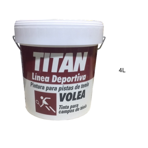 [TITAN-P442] Pintura Tenis Volea 181 4L Ref: 181