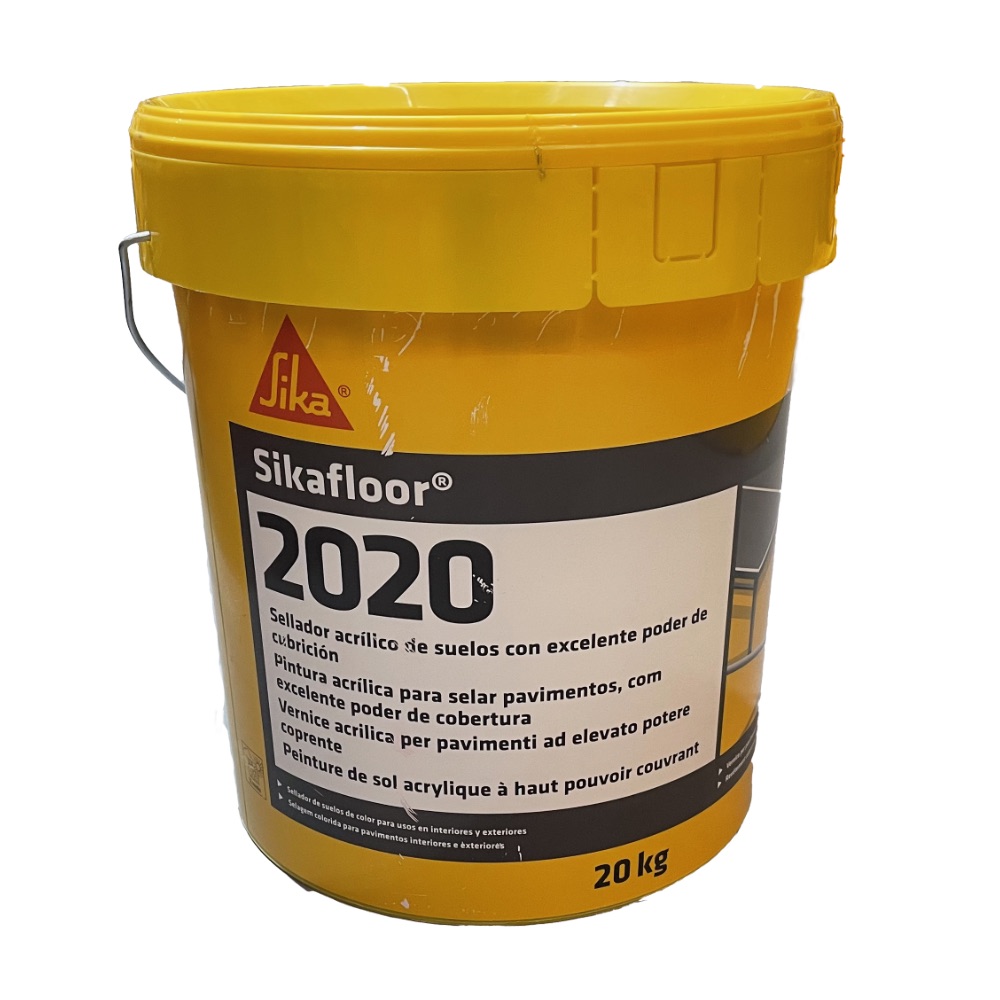 Sikafloor 2020 Revestimiento de Sellado Acrílico Coloreado Rojo 20 Kg