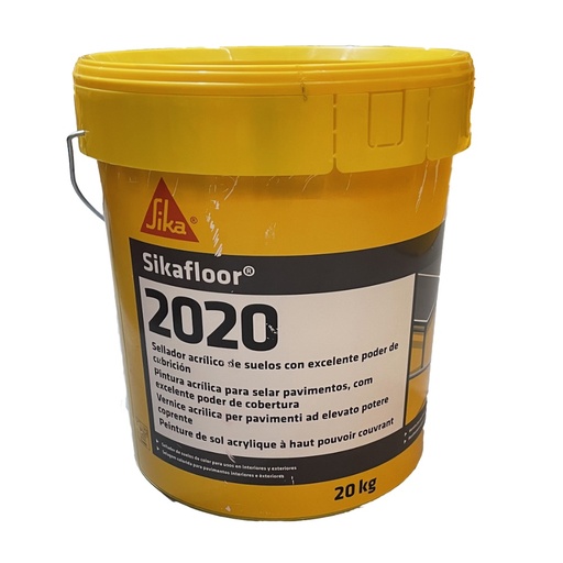 [SIKA-P120] Sikafloor 2020 Revestimiento de Sellado Acrílico Coloreado 20 Kg