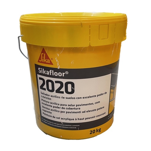 [SIKA-P120] Sikafloor 2020 Revestimiento de Sellado Acrílico Coloreado Rojo 20 Kg