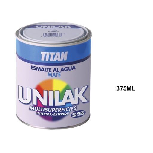 [TITAN-P256] Titan Esmalte al Agua Unilak Mate 03X 375 375 ml