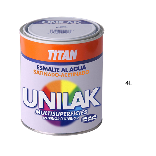 [TITAN-P230] Titan Esmalte al agua Unilak Satinado 03F 4 l