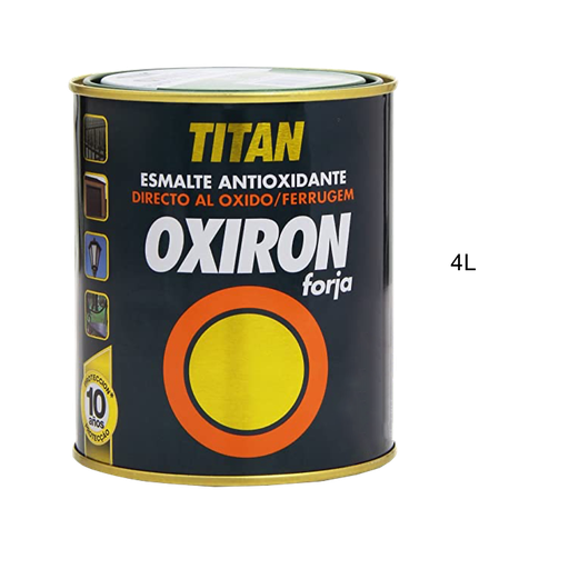 [TITAN-P229] Titan Esmalte Antioxidante Oxiron Forja 020 4 l