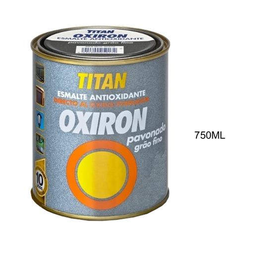[TITAN-P188] Oxiron Esmalte Metálico Antioxidante Pavonado 750 ml
