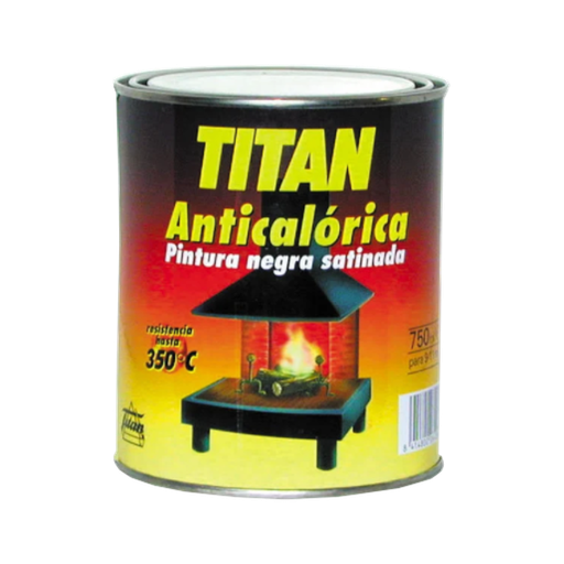[TITAN-P177] Titan Pintura Anticalórica Satinado Negro 01C