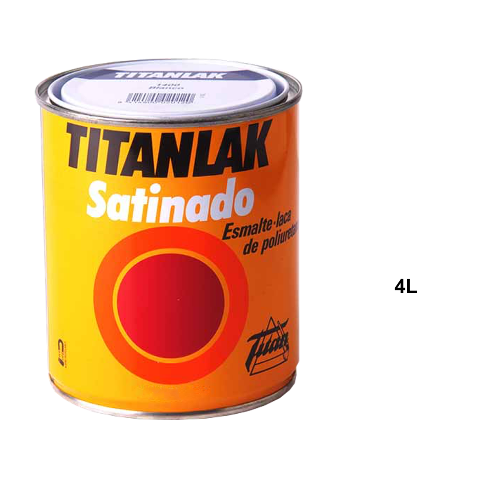 Titanlak Satinado Esmalte Laca de Poliuretano 011 4 l