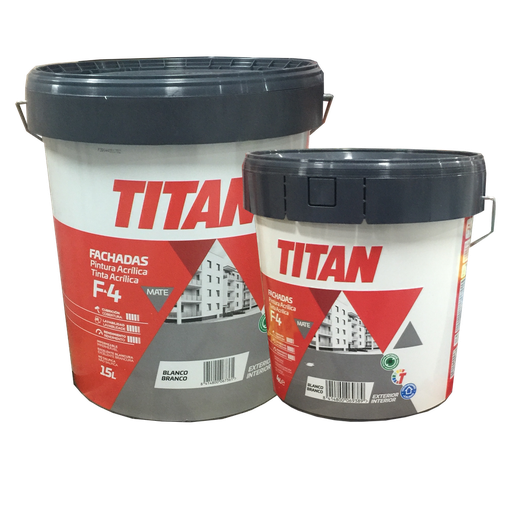 [TITAN-P003] Pintura Plástica Fachada Blanco Mate F-4 (ORION)