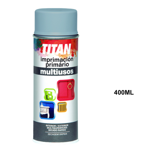 [TITAN-120] Titan Spray Imprimación Antioxidante Multiusos S.63 400 ml