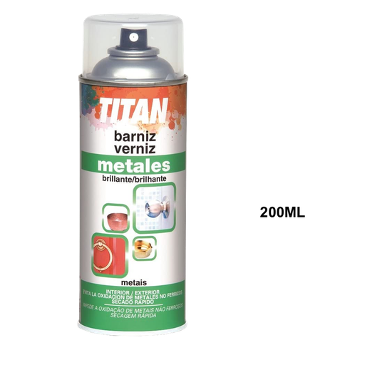 [TITAN-113] Titan Spray Barniz Metales S.40 200ml