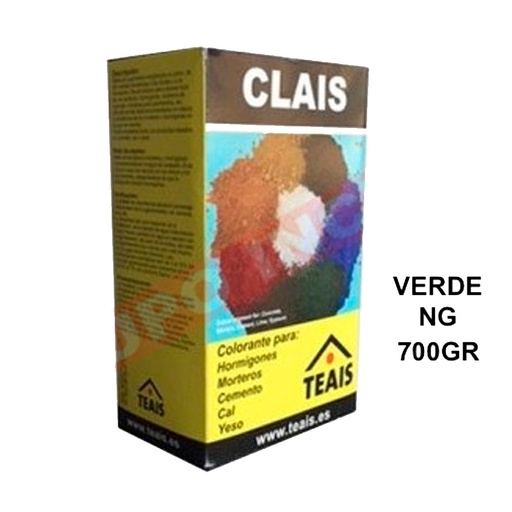 [TEAIS-05] Colorante en Polvo Clais Verde NG 700 Gr