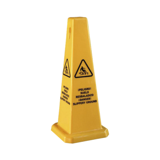 [COFAN-143] Cono 4 Caras "suelo resbaladizo"  Ref: 2120 1102