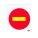 Señal Bolsa de plástico Dirección Prohibida