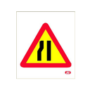 Señal Bolsa de plástico estrechamiento calzada izquierda Ref: 24