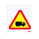 Señal Bolsa de plástico peligro de camiones  Ref: REF:015