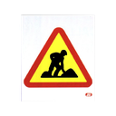 Señal Bolsa de plástico peligro obras Ref: REF:005