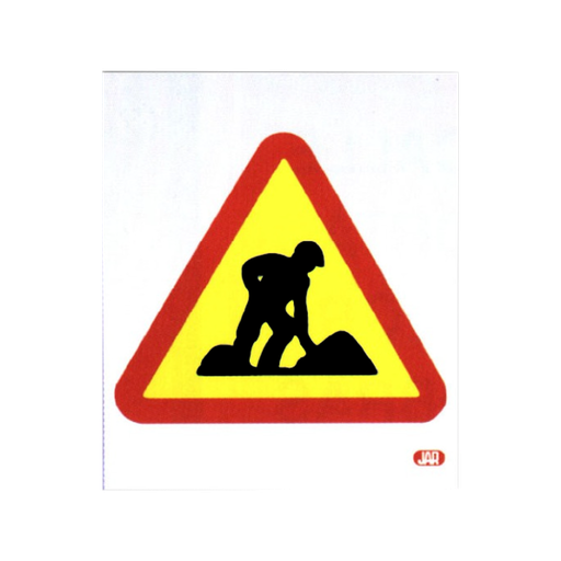 [JAR-06] Señal Bolsa de plástico peligro obras Ref: REF:005