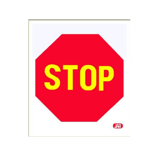 [JAR-34] Señal Bolsa de plástico Stop