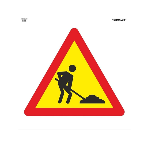 [NOR-08] Señal Bolsa Textil Peligro Obras  Ref: V11135