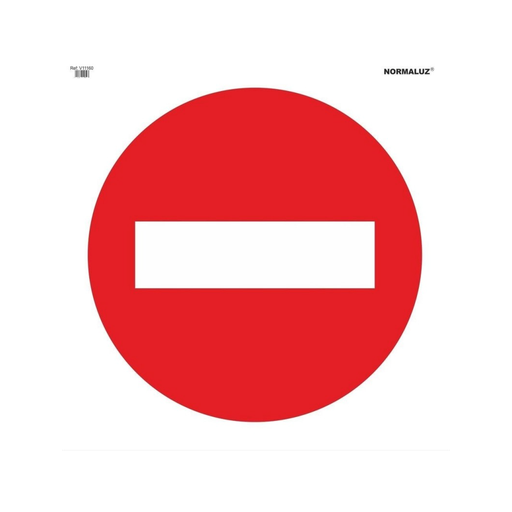 [NOR-20] Señal Bolsa textil Prohibido El Paso  Ref: V11160