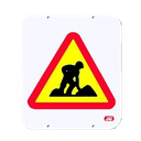 Señal metálica peligro de obras Ref: REF-005