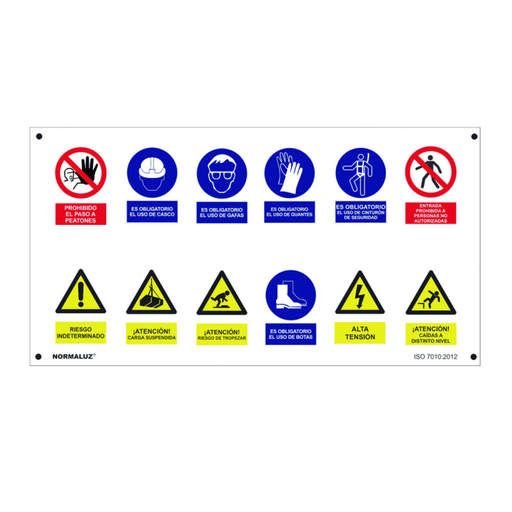 [NOR-25] Señal PVC Múltiple Horizontal  Ref: RD2A067