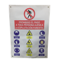 Señal Seguridad Explotación Forestal