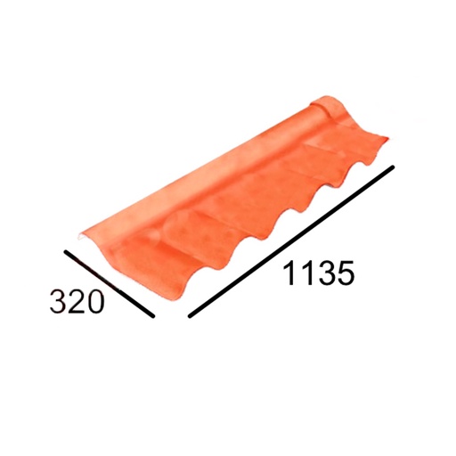 [ROC-PCUM1] Caballete de fibrocemento superior 