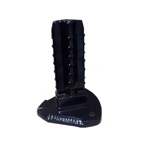 [CIERRE-18] Pletina Aluminio Negro