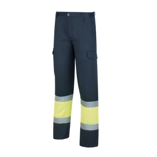 [388PFXYFA] Pantalón alta visibilidad amarillo/azul Ref. 388PFXYFA