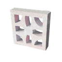 Celosía Malta Blanca 6x25x25