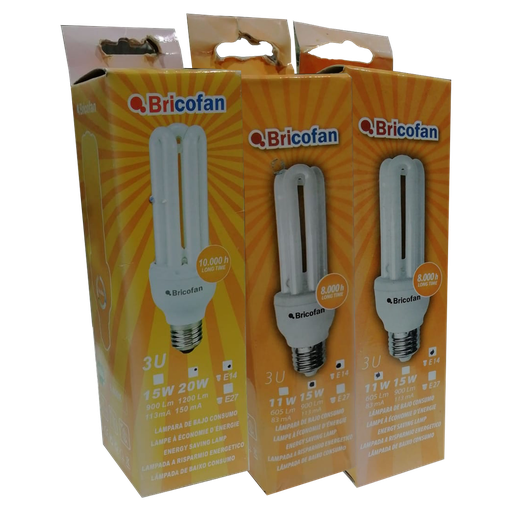 [COFAN-P088] Lampara TRI 6400 K 3V 15W/E14 