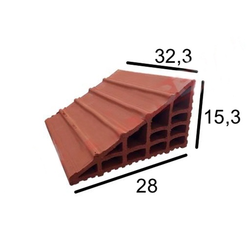 [LD-10] Escalón Cerámico 32,3x28x15,3 cm