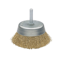 Cepillo Taza  Acero Latonado 50808-50