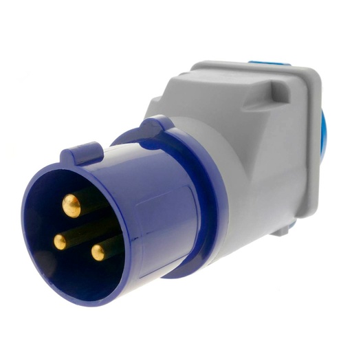 [HEPO-102] Adaptador Cetta a Schuko con tapa 16A 250V Ref:11505
