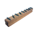 Carril Nº 22 Dentado 275x35x38 mm Ref.SZ-01322