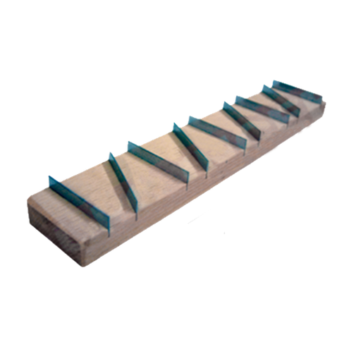 [MD-143] Carril Nº 34 Dentado 275x50x17 mm Ref.SZ-01334