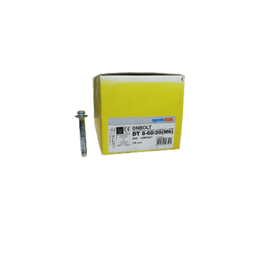 [CELO-224] Caja de Tornillo Dnbolt CIncado  DT8-L (M6x60) (200 uds) Ref: 9860DT