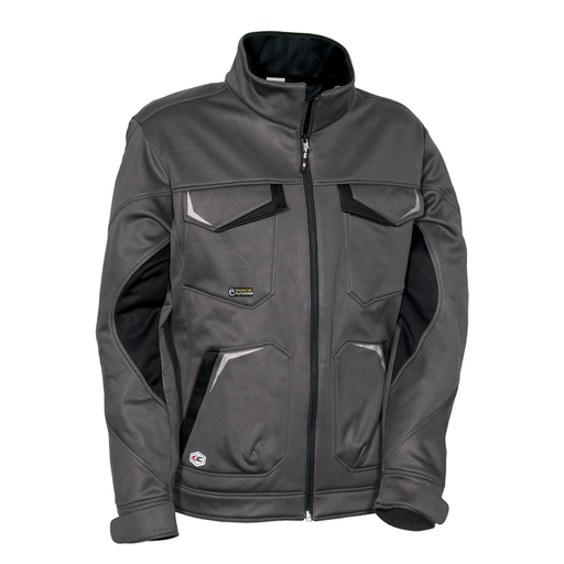 [COFRA-P220-46] Cazadora Mirassol Gris/Negro