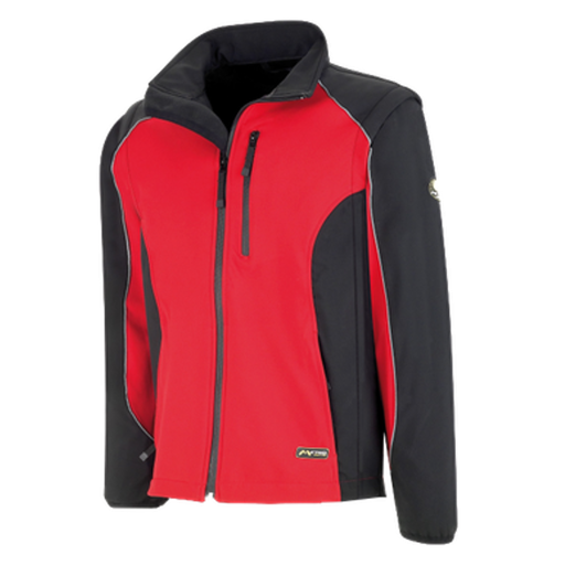 [288-CSR] Cazadora Tipo Soft- Shell Rojo/ Negro  Ref: 288-CSR