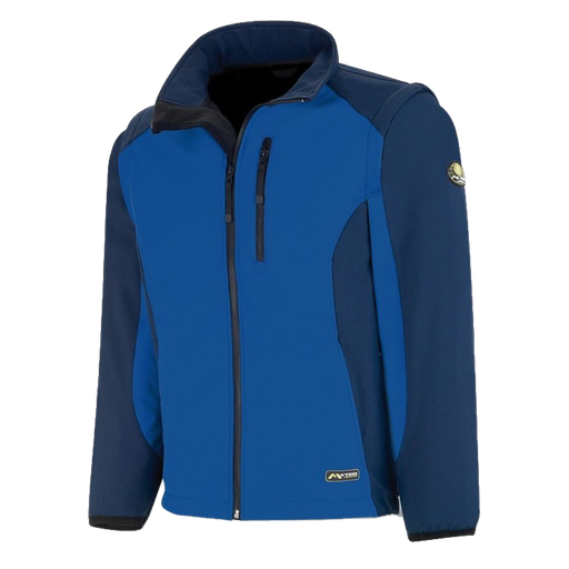 [288-CSA] Cazadora Tipo Solf- Shell Azulina/Azul Marino  Ref: 288-CSAA