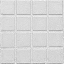 Pz Baldosa 16 tacos Blanca 33x33x3 Ref.317