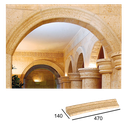 Moldura Salamanca curva 8 cm