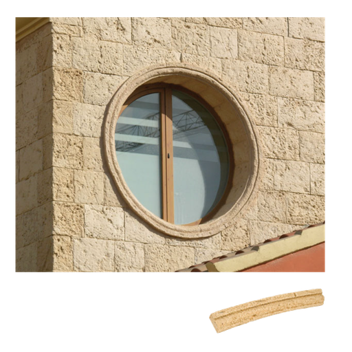 [VERNI-181] Moldura Marés curva 6x11x80